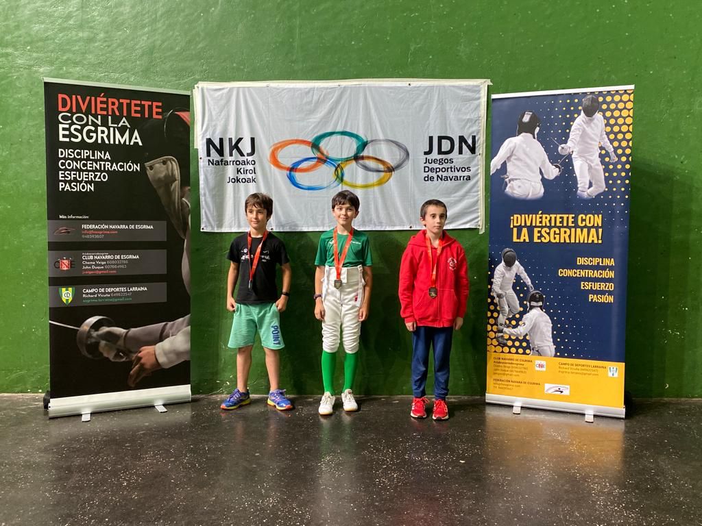 Celebrada la final Juegos Deportivos de Navarra de Espada y Florete M13 y M17, y Torneos M9